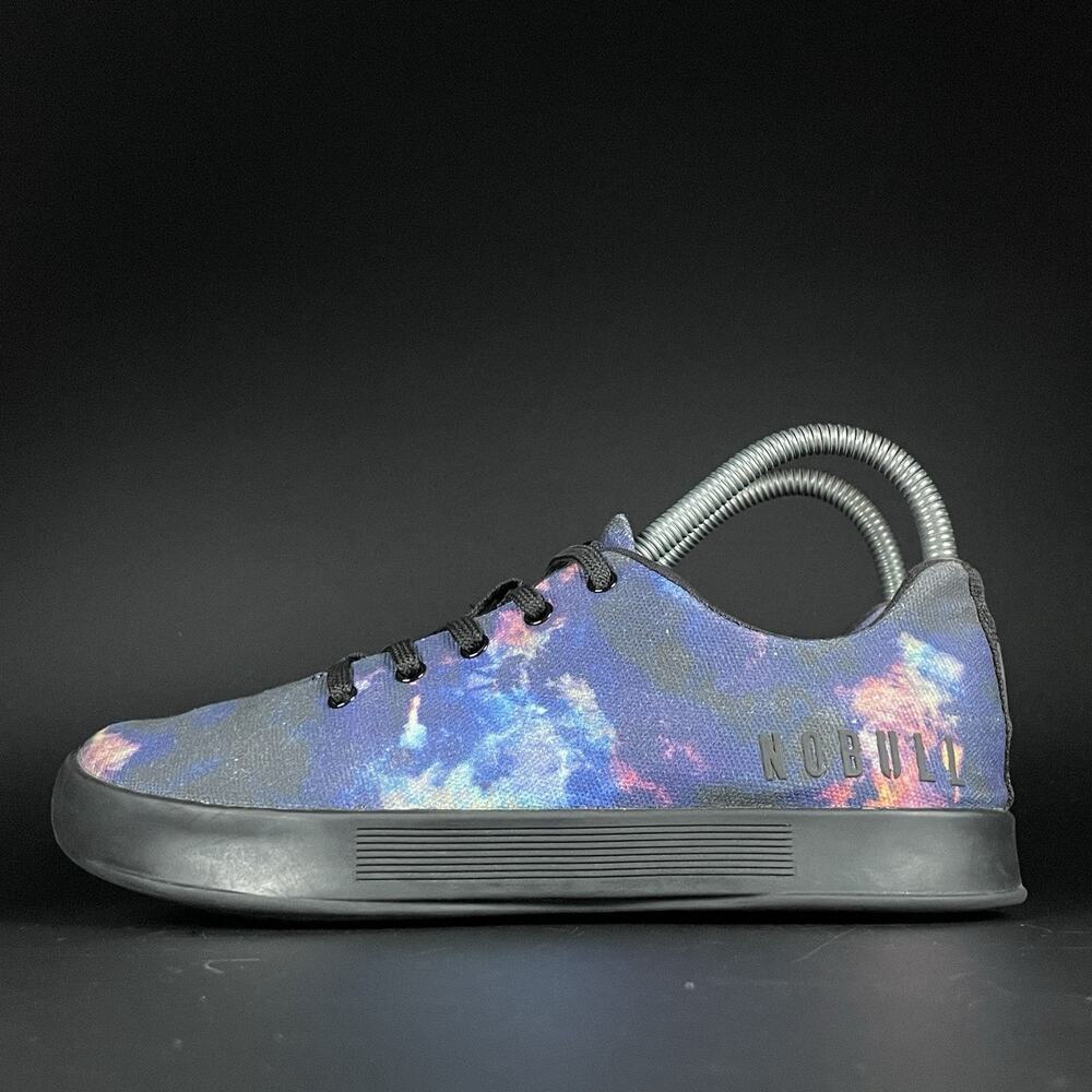 NOBULL Purple Blue Galaxy Print Athletic Shoe